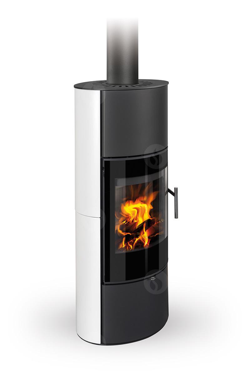 Akumulačné krbové kachle LAREDO 01 AKUM, keramika | 2,0 - 6,5 kW